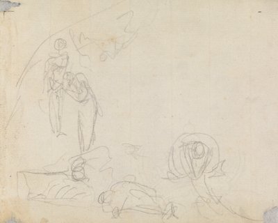 Figurenkompositionsstudie 16 von George Romney